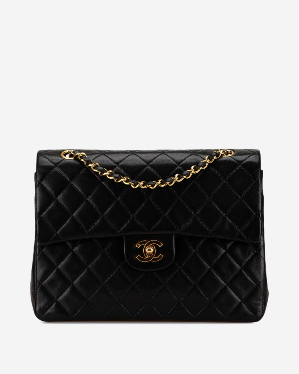 Bolsa Chanel Double Flap Squared