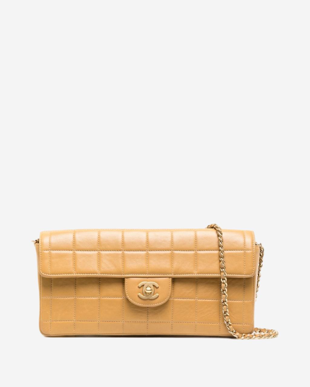 Bolsa Chanel East West Chocolate Bar