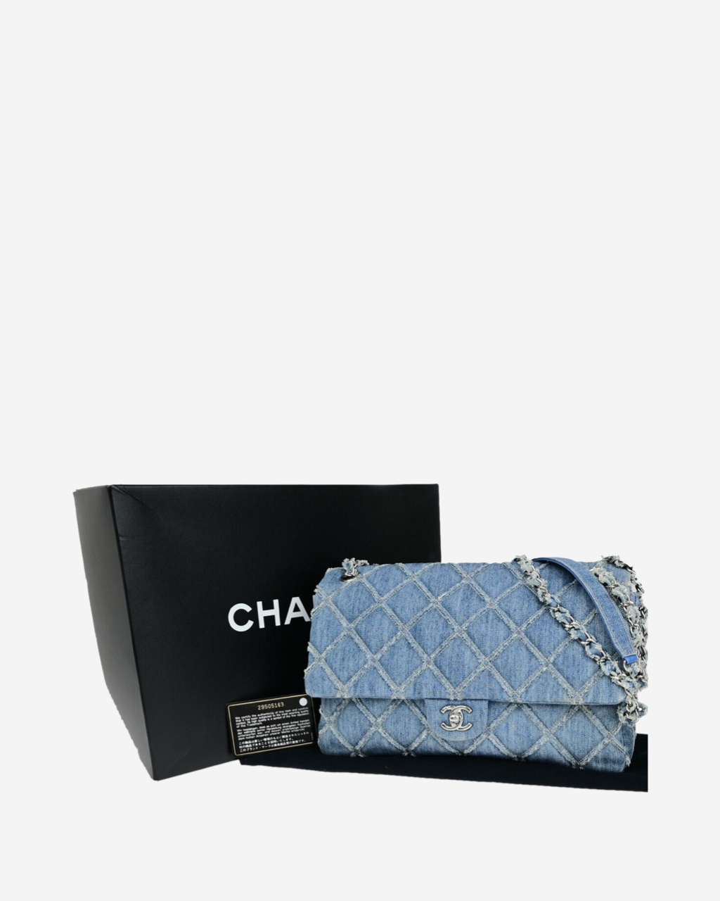 Bolsa Chanel Classic Flap Denim Jumbo