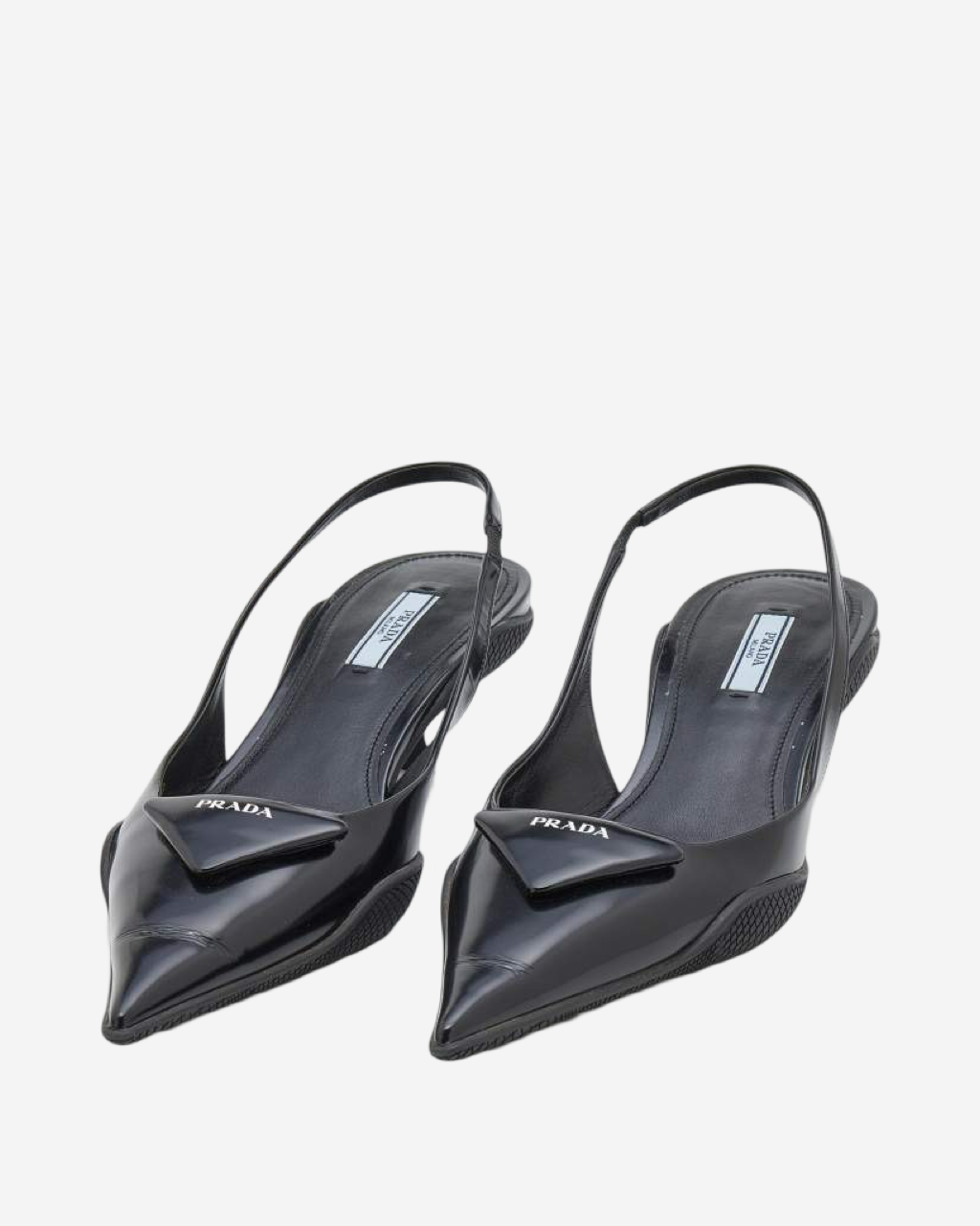 Kitten Heels Prada Triangle