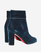 Christian Louboutin Velvet Ankle Boots