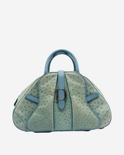 Bolsa Dior Ostrich Double Saddle Vintage