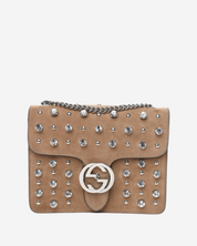 Gucci Interlocking GG Crystals Bag