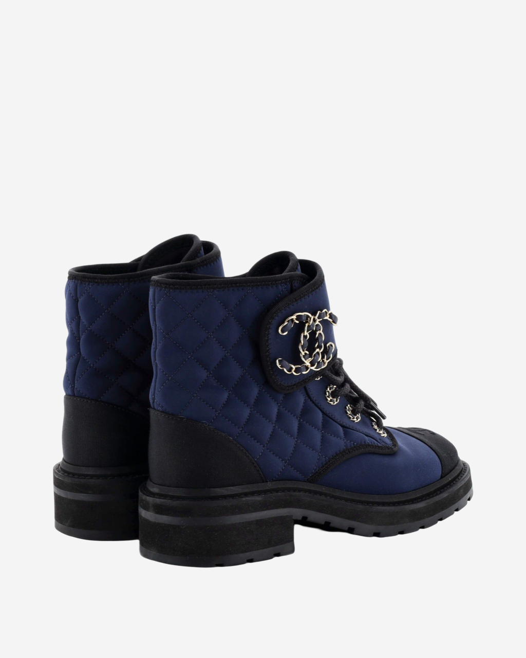 Chanel CC Cap Toe Boots