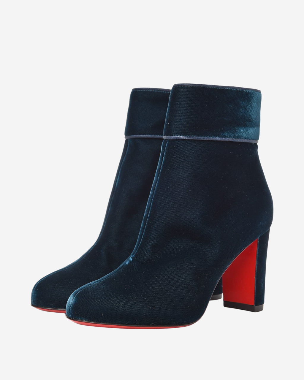 Christian Louboutin Velvet Ankle Boots