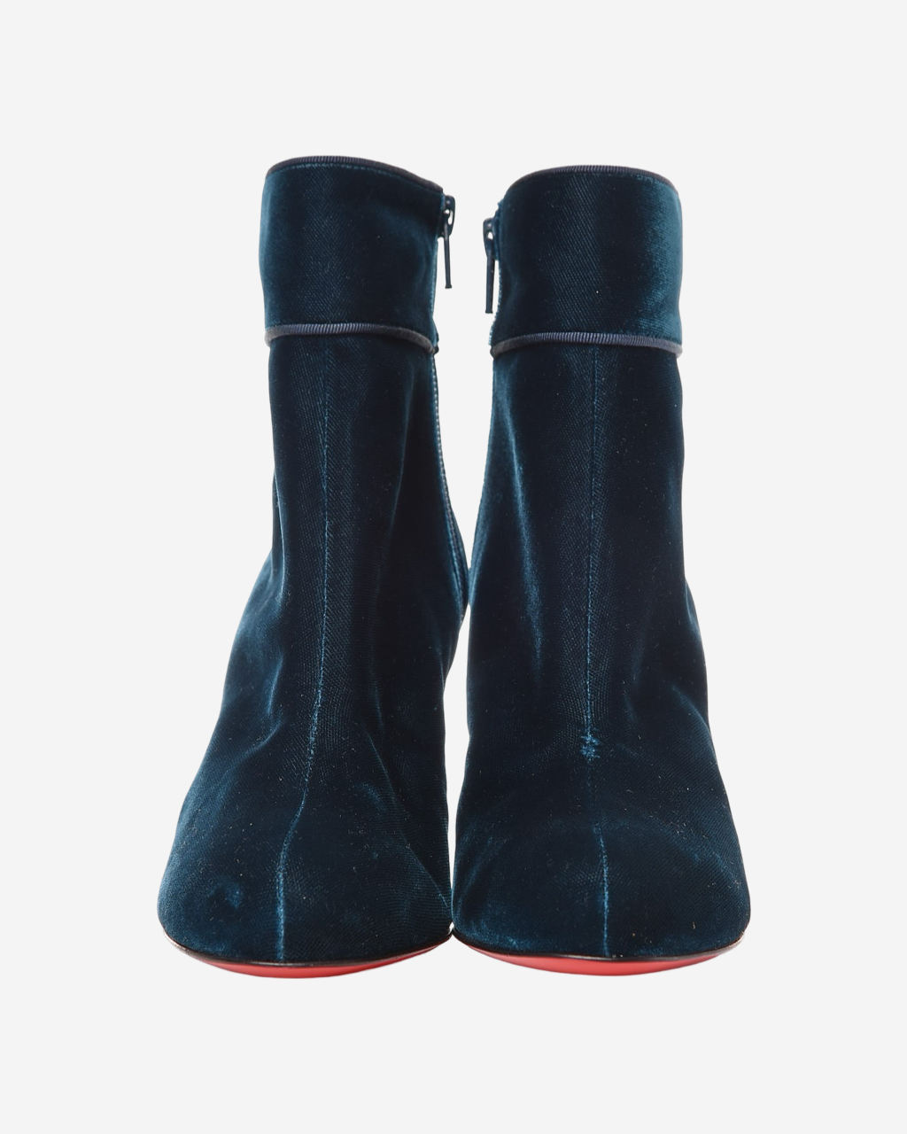 Christian Louboutin Velvet Ankle Boots