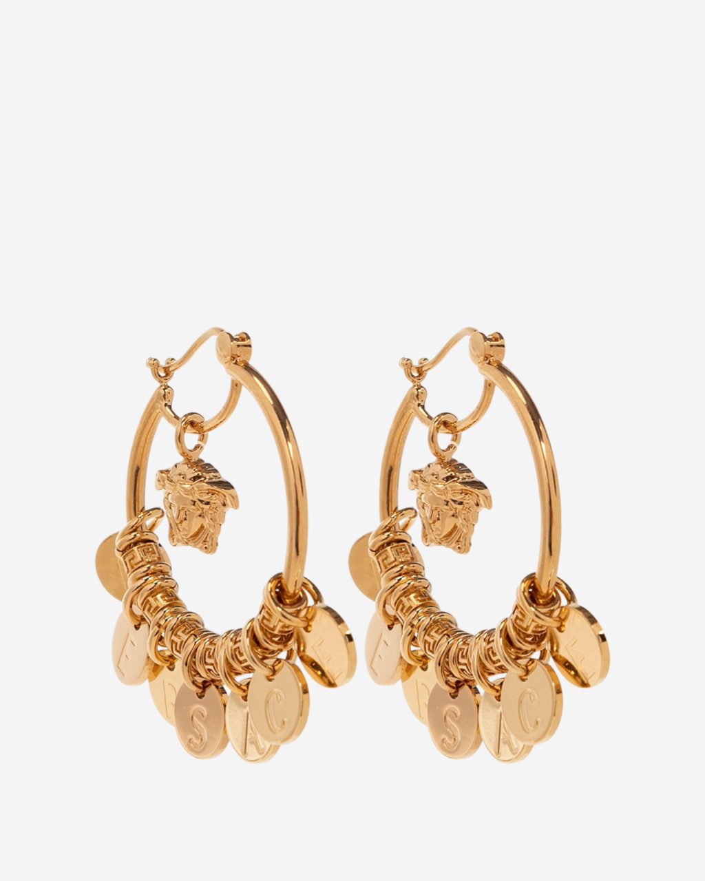 Aretes Versace Hoops