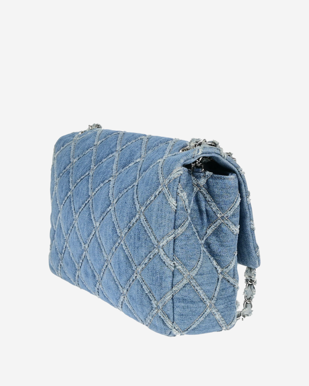 Bolsa Chanel Classic Flap Denim Jumbo