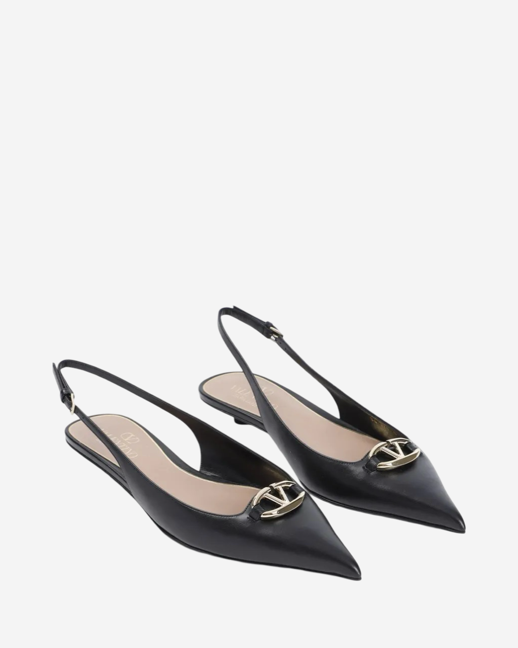 Valentino V Logo Slingbacks