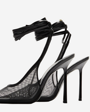 Saint Laurent Mesh Heels