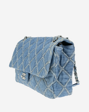 Bolsa Chanel Classic Flap Denim Jumbo