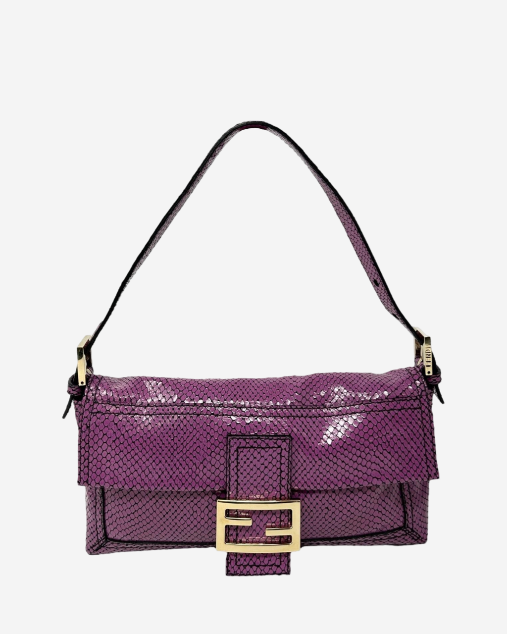 Bolsa Fendi Baguette Vintage Snakeskin