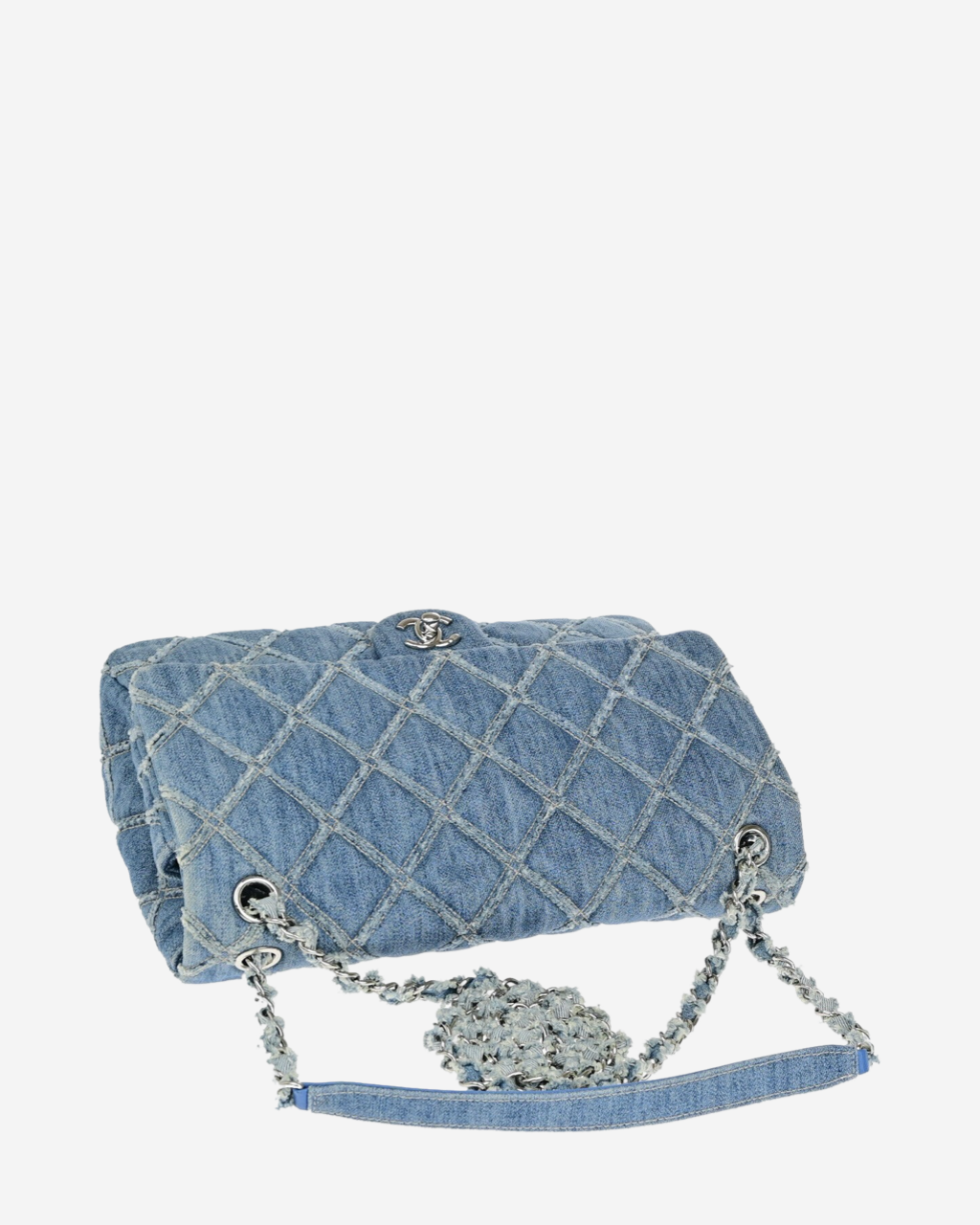 Bolsa Chanel Classic Flap Denim Jumbo