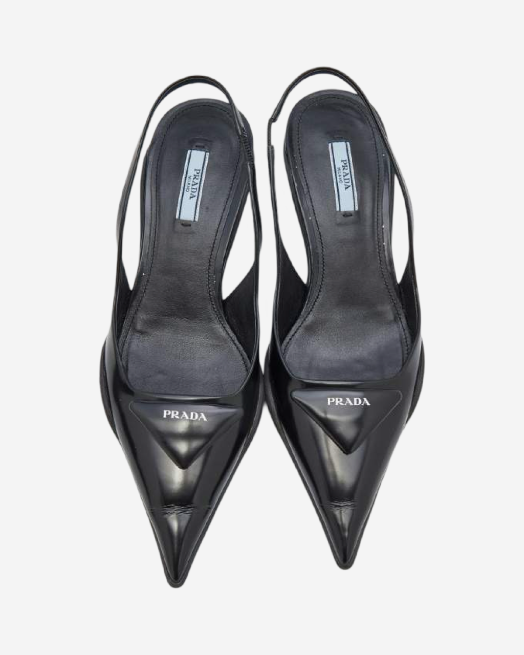 Kitten Heels Prada Triangle