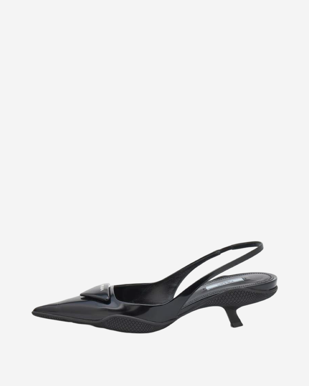 Kitten Heels Prada Triangle